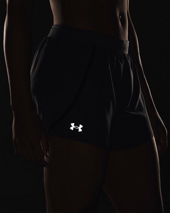 Women's UA Mileage 3.0 Shorts, Gray, pdpMainDesktop image number 3